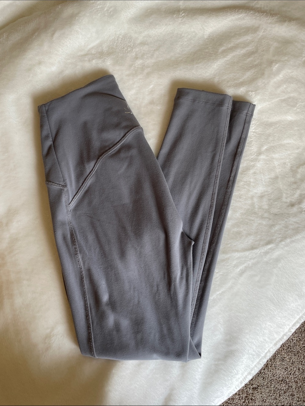 Beyond Yoga Gray High-Waist Active Leggings
